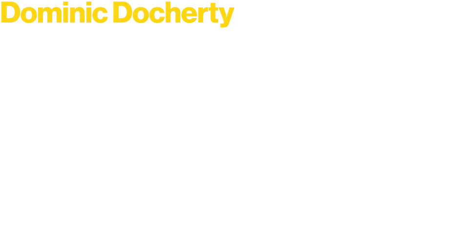 Dominic Docherty Midfielder Dominic is now in his third season at Galabank and was an integral part of last season s    