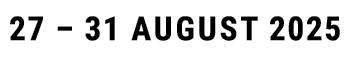 27 – 31 August 2025