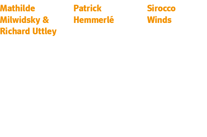 Mathilde Milwidsky & Richard Uttley Auditorium Thu 9 Oct, 7.30pm Violinist Mathilde, a Classic FM Rising Star, and ac...