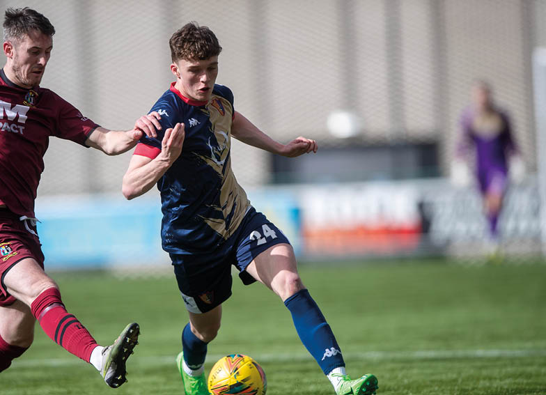 07APR24 East Kilbride 2 v 2 Tranent, Lowland League Cup Final 2024 at Broadwood Stadium, Cumbernauld. Tranent won on penalties.