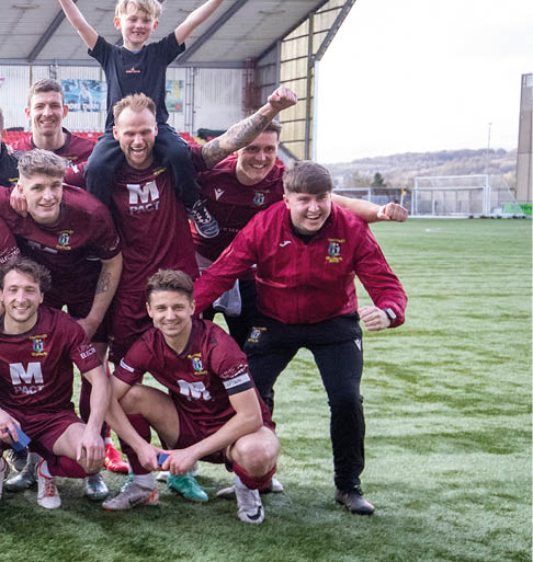 07APR24 East Kilbride v Tranent, Lowland League Cup Final 2024 at Broadwood Stadium, Cumbernauld. Tranent won on penalties.