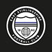 A black and white logo for East Stirling Football Club. AI generated content
